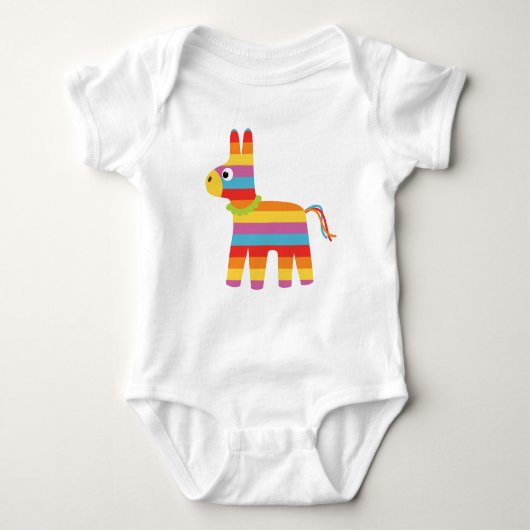 Pinata Cinco de Mayo Baby's One Piece T-shirt (Voorkant)