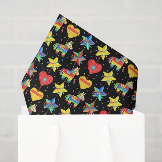 Piñata Decoupage Tissuepapier, Fiesta Tissuepapier (Cadeauzakje)