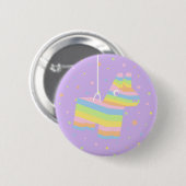 Pinata Feestartikel Paarse Knoop Ronde Button 5,7 Cm (Voorkant /achterkant)