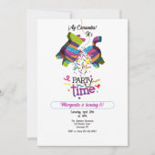 Piñata Feestje  Kaart (Voorkant)