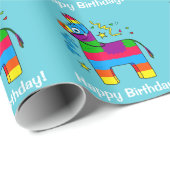 Pinata Fiesta Happy Birthday! Cadeaupapier (Rol Hoek)
