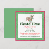 Pinata Fiesta Party-uitnodigingen Kaart (Voorkant / Achterkant)