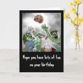 pinata, hoopt u veel pret op uw verjaardag hebt kaart (Gele Bloem)