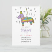 Piñata Invitation Kaart (Staand voorkant)