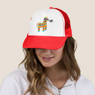 Piñata kleurrijke fiesta Grappige Ezel zegt HOLA Trucker Pet