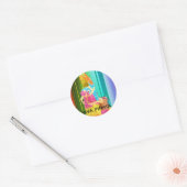 PINATA kopie, VIVA PIÑATA Ronde Sticker (Envelop)