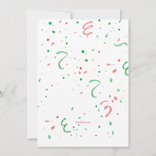 Piñata Met Sombrero Kaart (Achterkant)