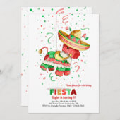 Piñata met Sombrero Kaart (Voorkant / Achterkant)