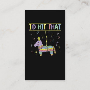 Pinata Mexican Fiesta Happy Cinco de Mayo Visitekaartje