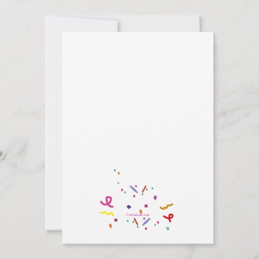 Piñata Party Kaart (Achterkant)