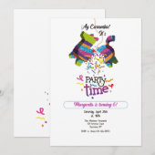 Piñata Party Kaart (Voorkant / Achterkant)