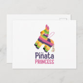 Pinata Prinses Briefkaart (Voorkant / Achterkant)