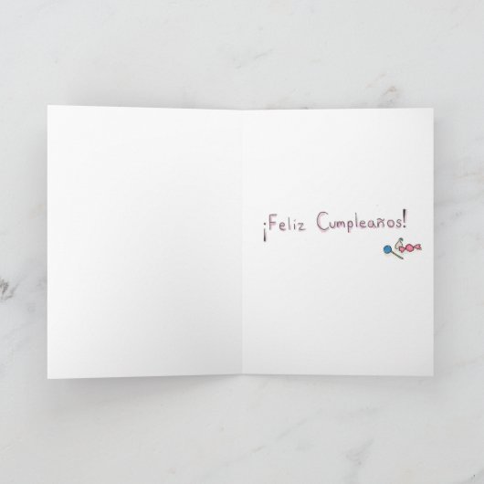 Pinata Tarjeta Kaart (Binnen)