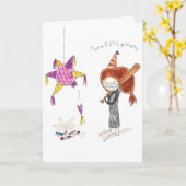 Pinata Tarjeta Kaart (Gele Bloem)