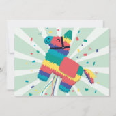 Piñata Verjaardagsfeestje Fiesta Meisje Jongen Mex Kaart (Achterkant)