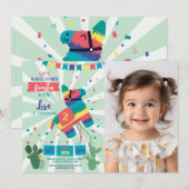 Piñata Verjaardagsfeestje Fiesta Meisje Jongen Mex Kaart (Voorkant / Achterkant)