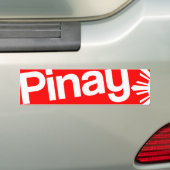 Pinay Bumpersticker (Op auto)