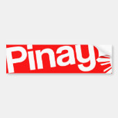 Pinay Bumpersticker (Voorkant)
