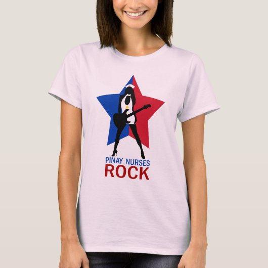 Pinay Nurses Rock T-shirt (Voorkant)