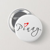 Pinay Ronde Button 5,7 Cm (Voorkant /achterkant)