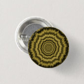Pinback Button Eye Boggling Explosion in Gold (Voorkant /achterkant)