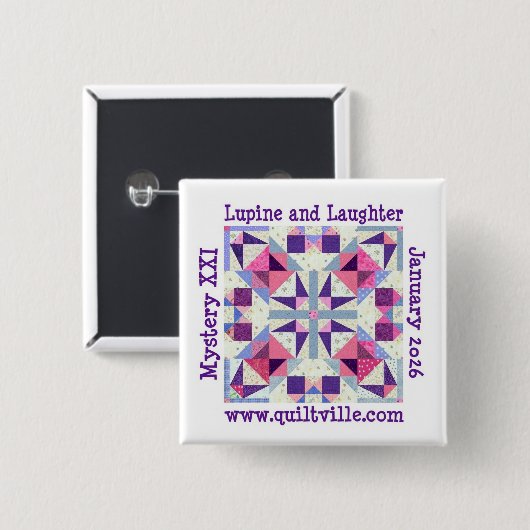 Pinback Button for Lupine and Laughter (Voorkant /achterkant)