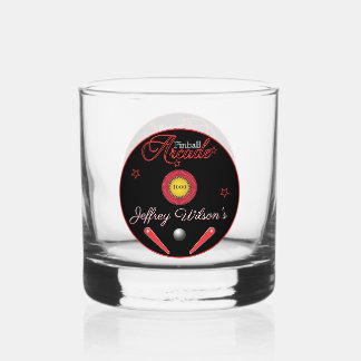 Pinball Arcade Drinkware Rocks Whisky Glas