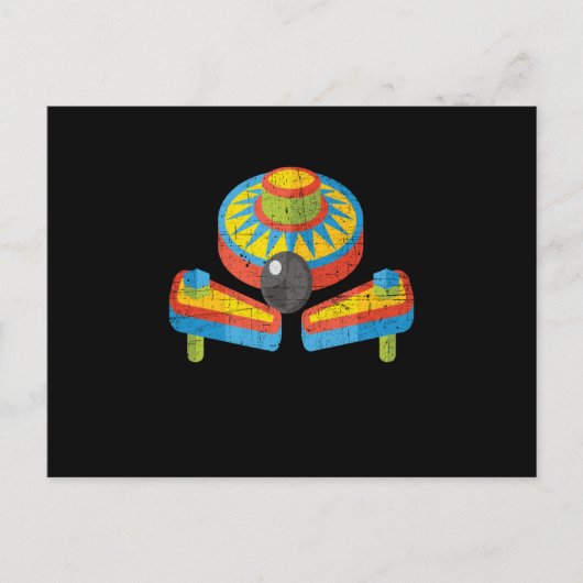 Pinball Arcade Retro Briefkaart (Voorkant)