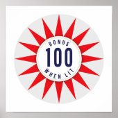 Pinball Bumper Art Poster #14 (Voorkant)