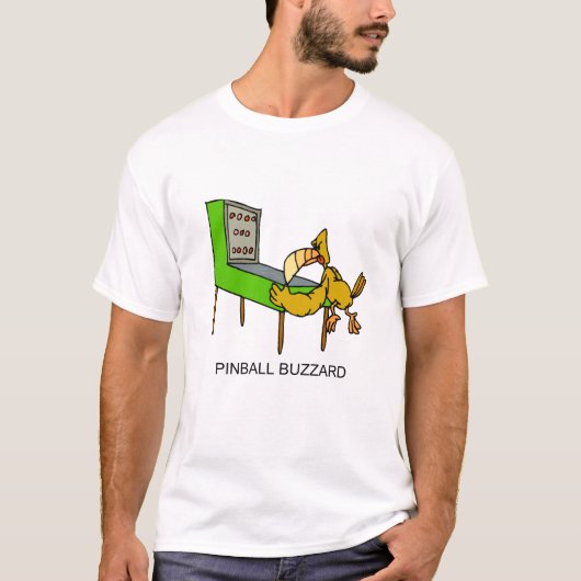PinBall Buzzard T-Shirt (Voorkant)