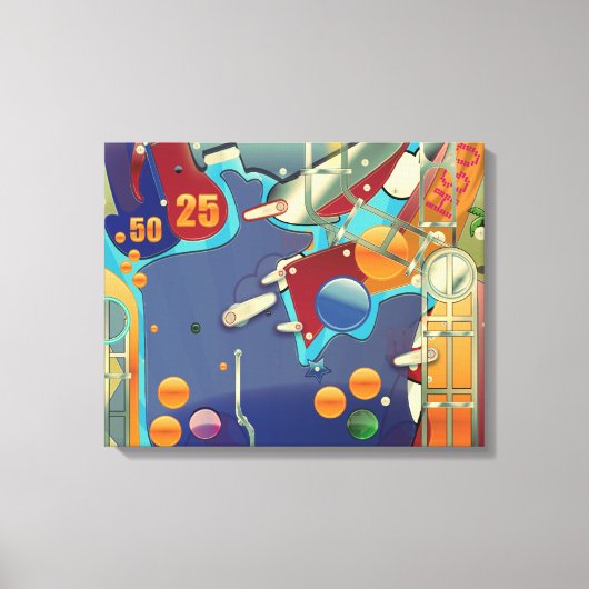 Pinball Canvas Afdruk (Voorkant)