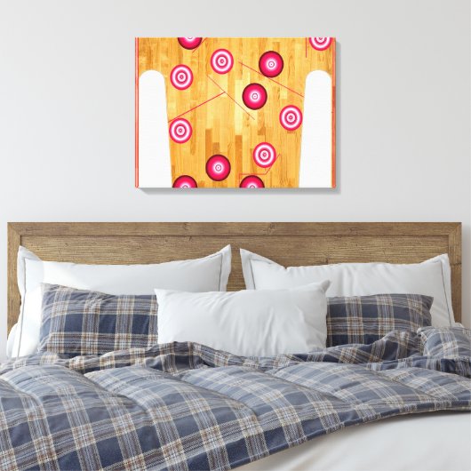 Pinball Canvas Print (Insitu (Slaapkamer))