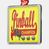 Pinball Champion Metalen Ornament (Links)