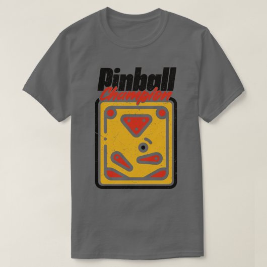 Pinball Champion T-shirt (Design voorkant)