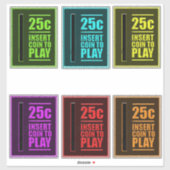 Pinball Coin Slot Sticker Pack (Vel)