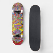 Pinball "Court Jester Yellow" Persoonlijk Skateboard (Voorkant)