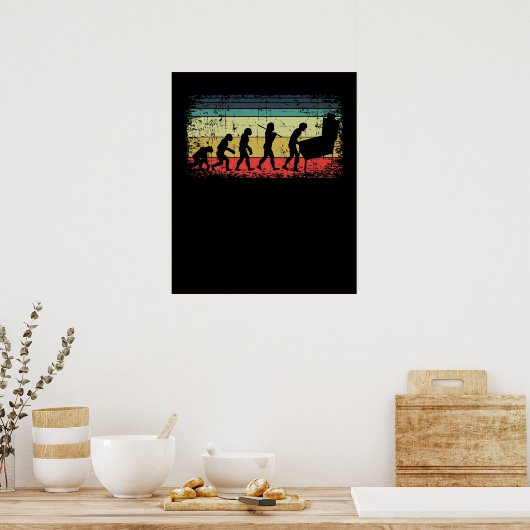 Pinball Evolution Pinball Player Retro Poster (Keuken)