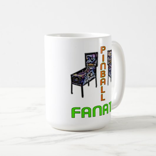 Pinball Fanatic Koffiemok (Voorkant rechts)