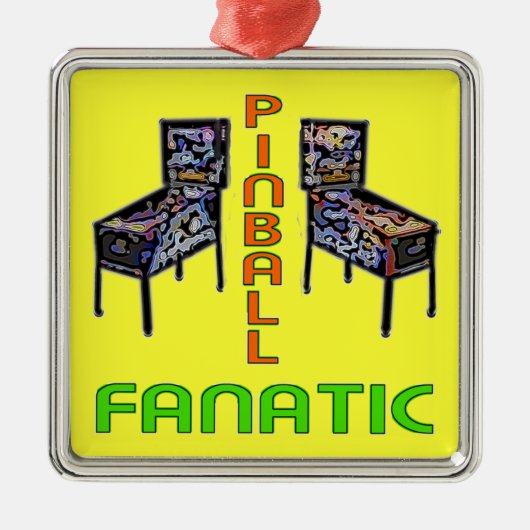 Pinball Fanatic Metalen Ornament (Voorkant)