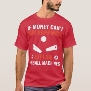 Pinball is Geluk Grappige Pinball Speler Arcade G T-shirt