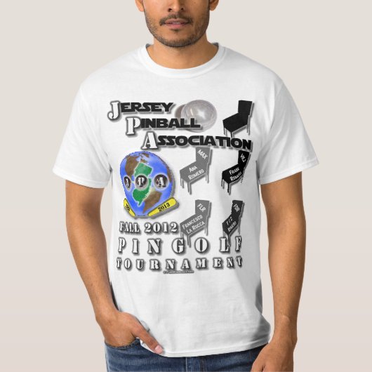 PINBALL: JPA Herfst 2012 PinGolf Tournament T-shir T-shirt (Voorkant)