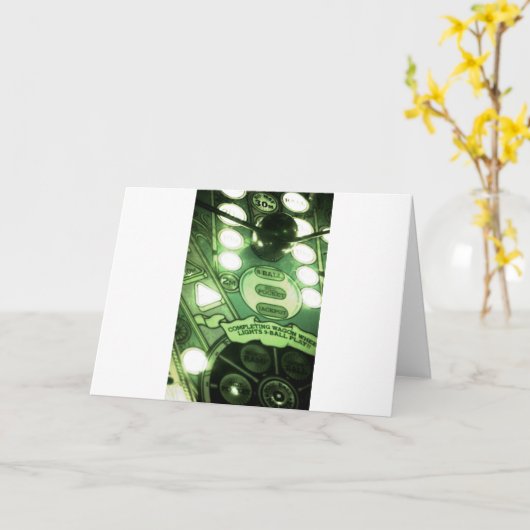 Pinball Kaart (Gele Bloem)