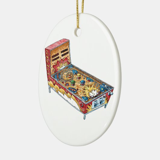 Pinball Keramisch Ornament (Links)