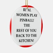 PINBALL KERAMISCH ORNAMENT (Rechts)