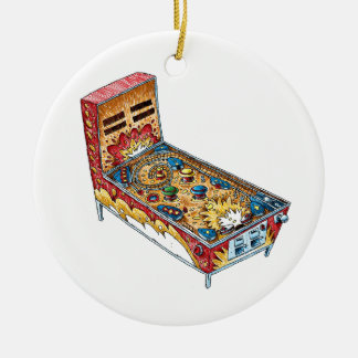 Pinball Keramisch Ornament