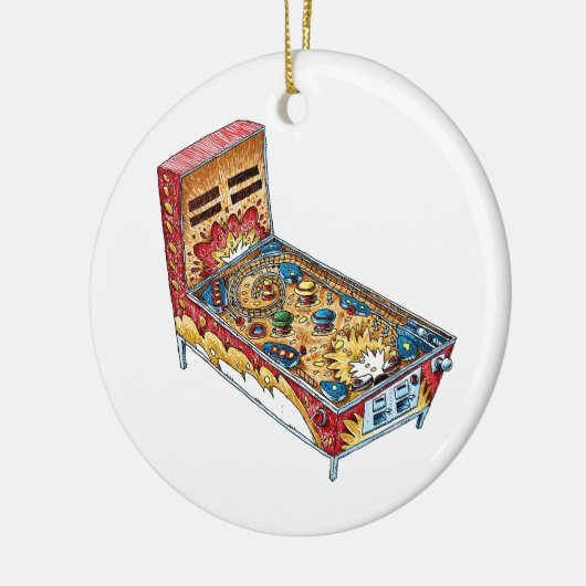 Pinball Keramisch Ornament (Links)