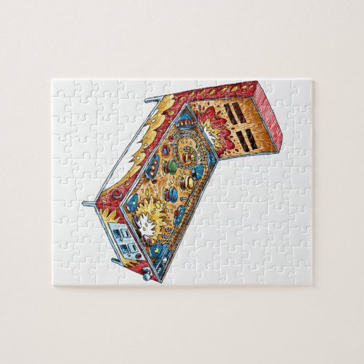 Pinball Legpuzzel (Horizontaal)
