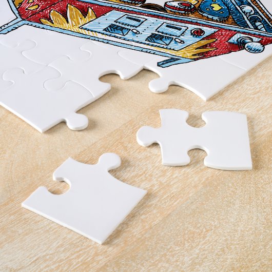 Pinball Legpuzzel (Zijkant)