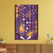 Pinball-machine Canvas Afdruk (Insitu (Woonkamer))