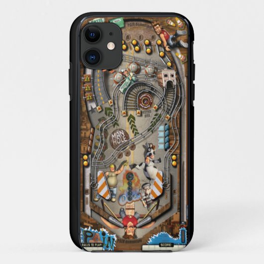 Pinball-machine Case-Mate iPhone Case (Achterkant)